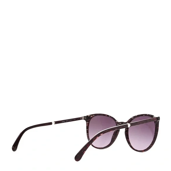 CHANEL Burgundy Acetate Butterfly Pearl Sunglasses 5394-H - Picture 5 of 11